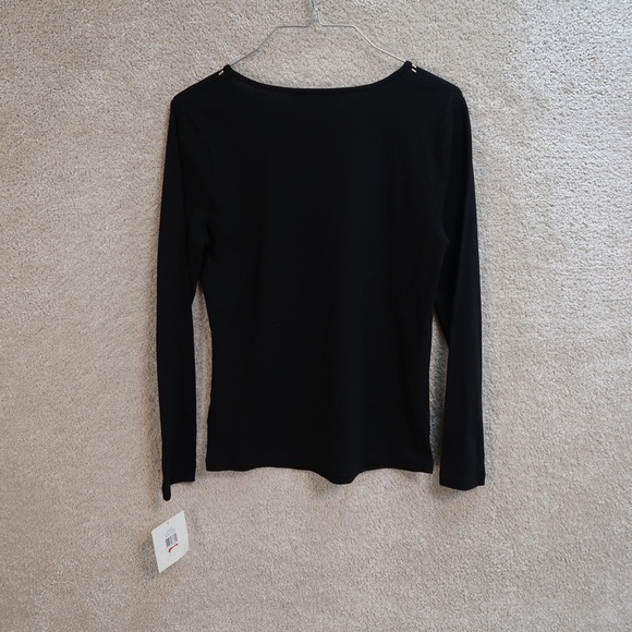 NWT Ellen Tracy Xs Long Sleeve top - Picture 4 of 9